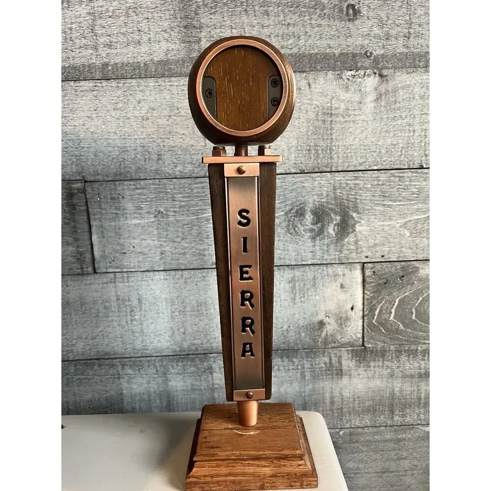 Sierra Nevada Oktoberfest Festbier Tap Handle‎ Wooden & Copper Finish Beer Tap
